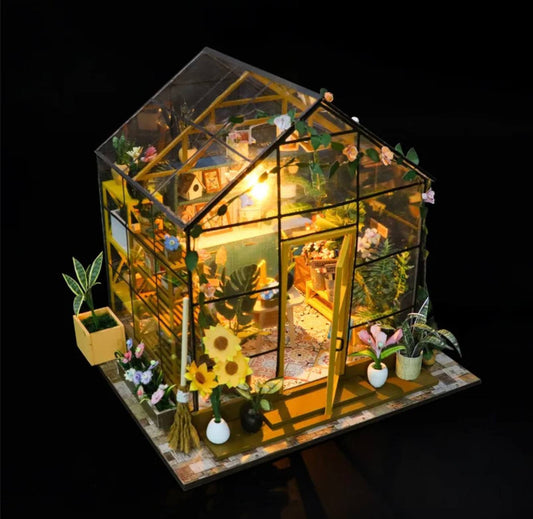 The “DIY Wooden Greenhouse Dollhouse”